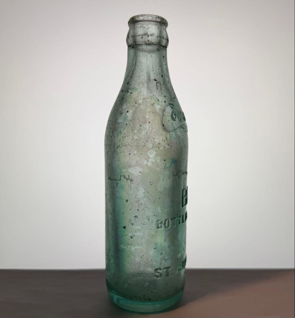 E18 訳あり 説明文要確認:秘蔵品1900-10年代 コカコーラ ボトル 瓶