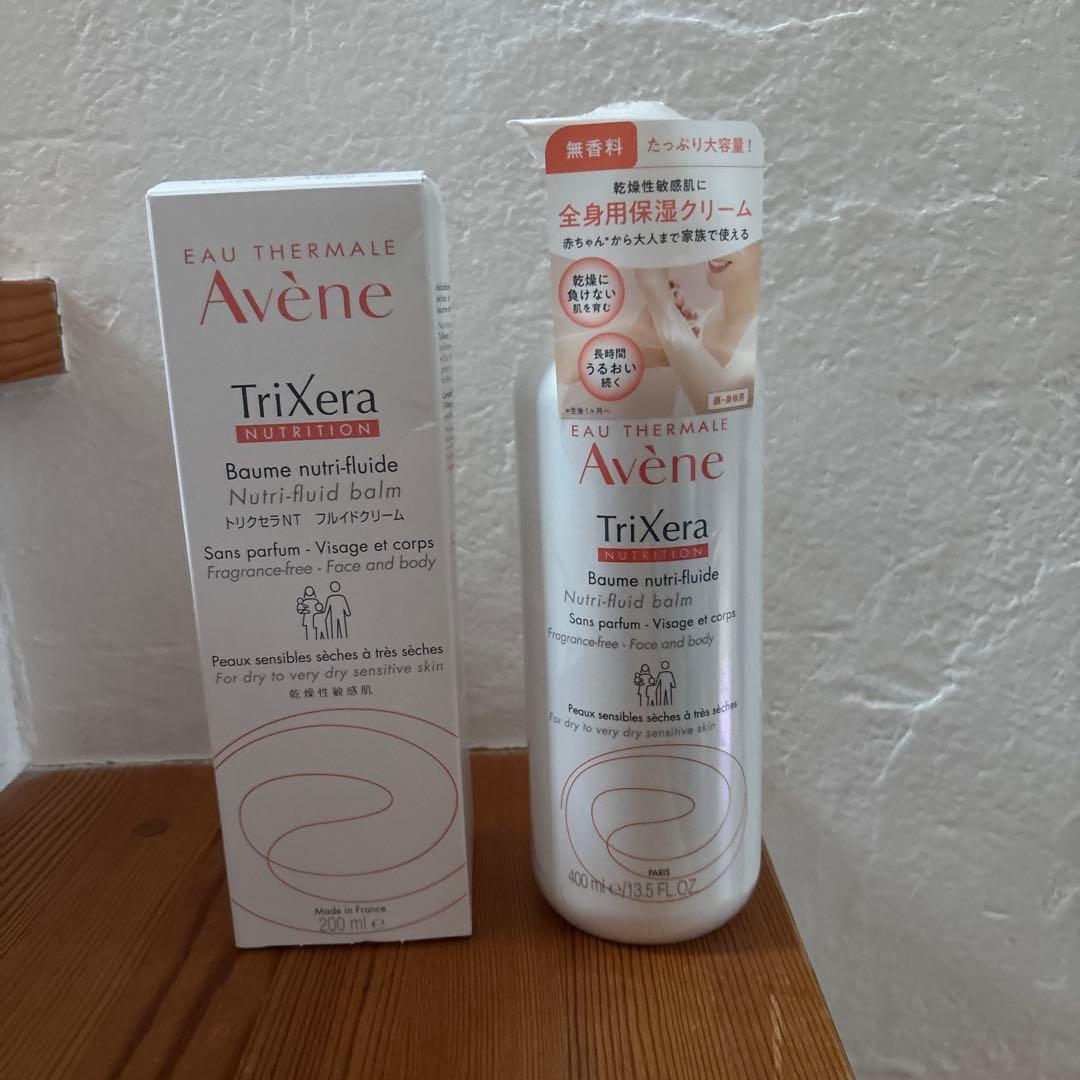 ボディクリーム Avene TriXera Baume nutri-fluide 400ml