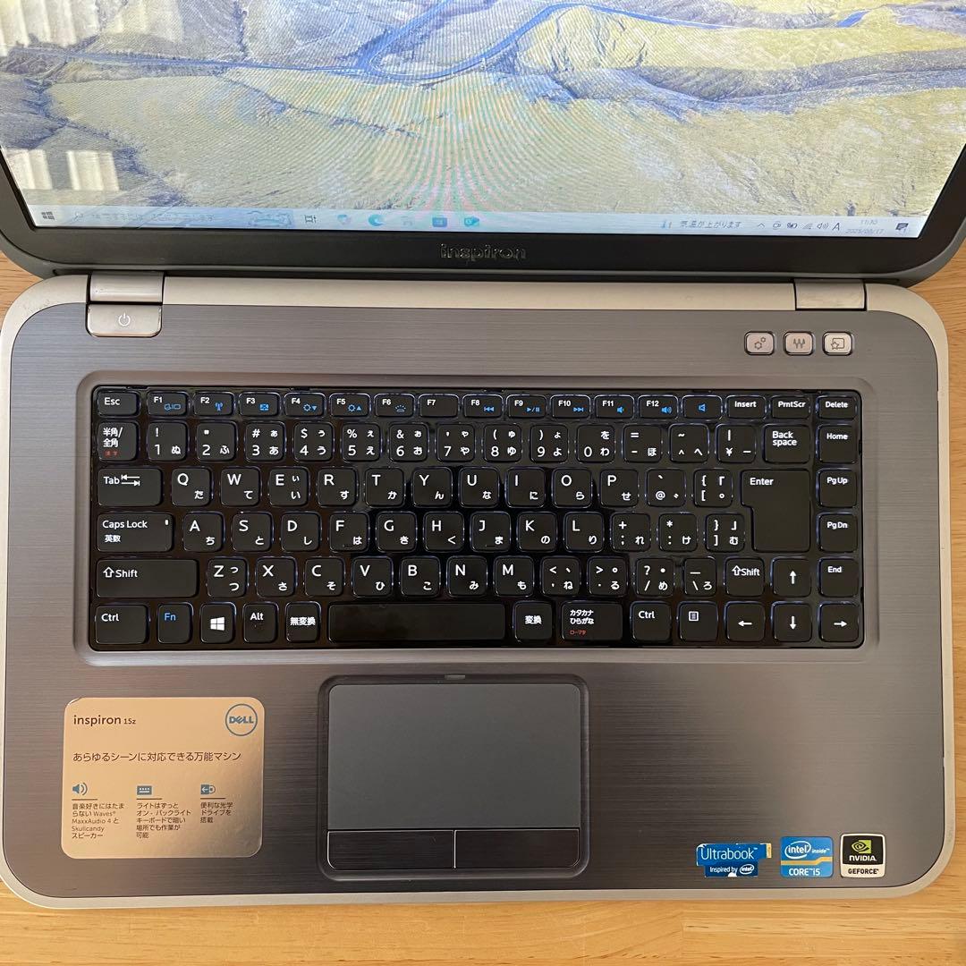 Windowsノート本体 Dell Inspiron 15z Core i5 Windows 10 8GB