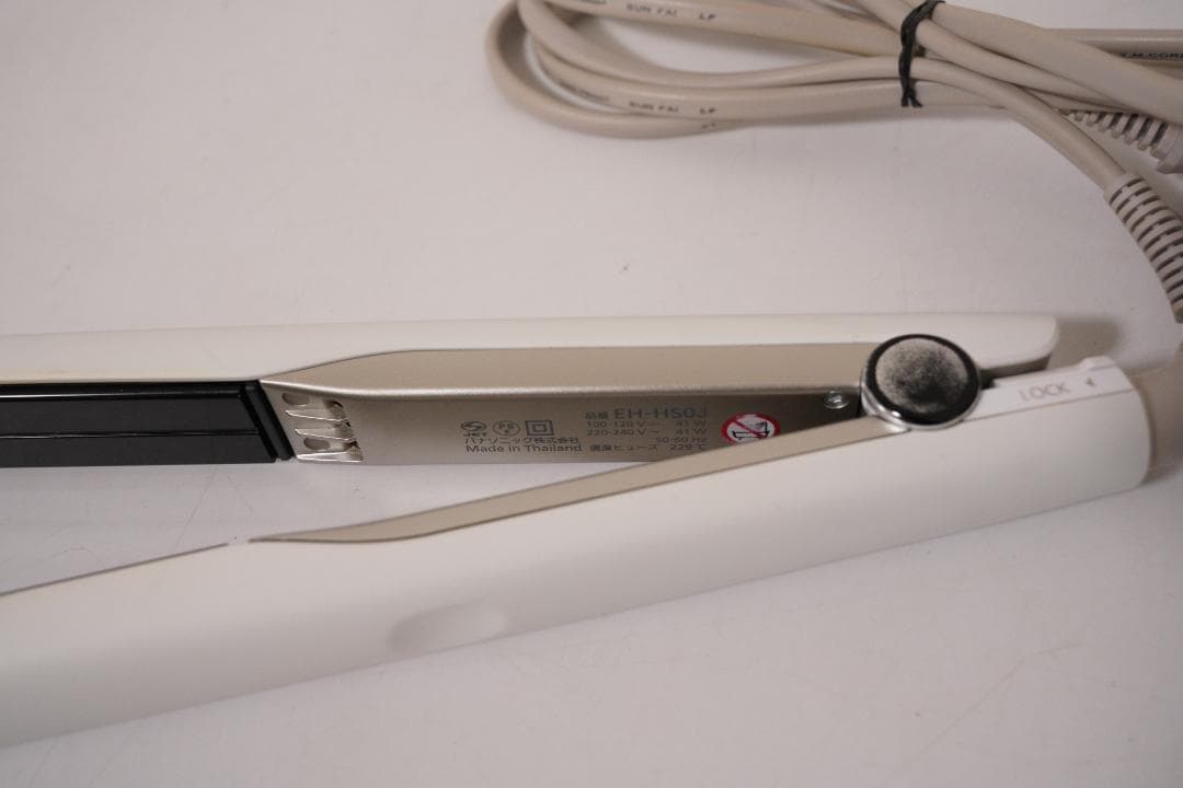 パナソニック ヘアーアイロン ナノケア EH-HS0J-W（白）