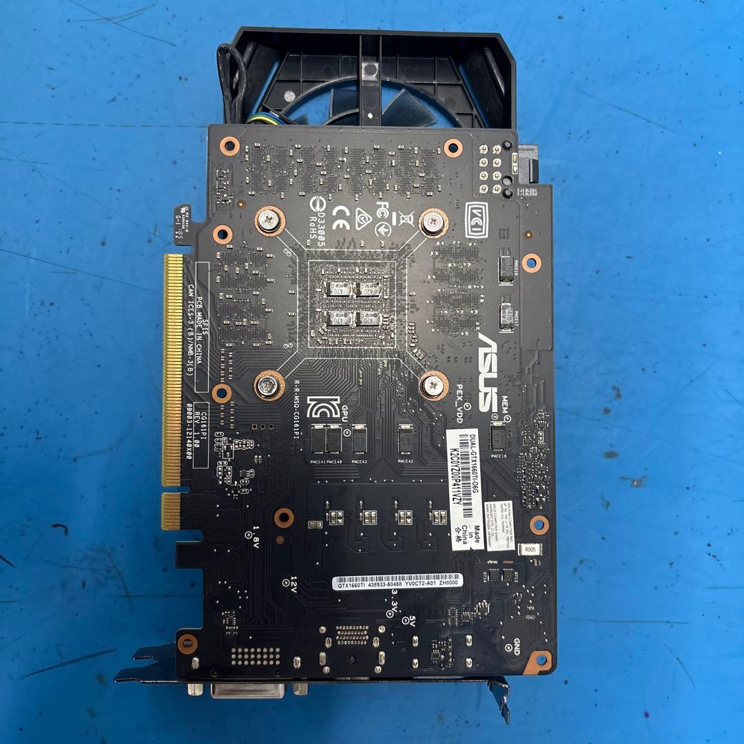 ASUS GeForce GTX1660TI-O6G グラフィックボード