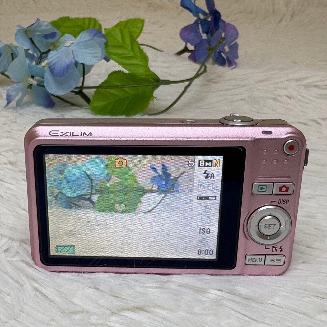 CASIO カメラ　EX-Z80 充電器　箱　ピンク コンデジ　動作品