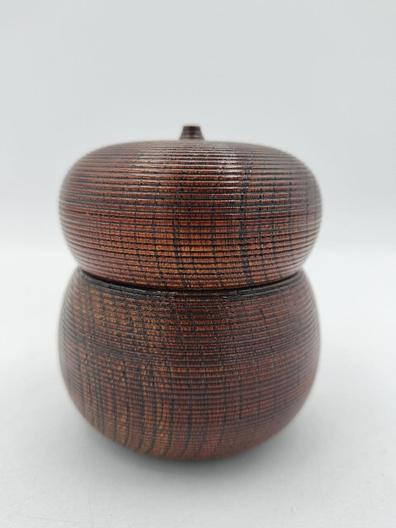 d157【新品・未使用】瓢茶器 瓢箪蒔絵 川瀬表完 木箱 茶道具