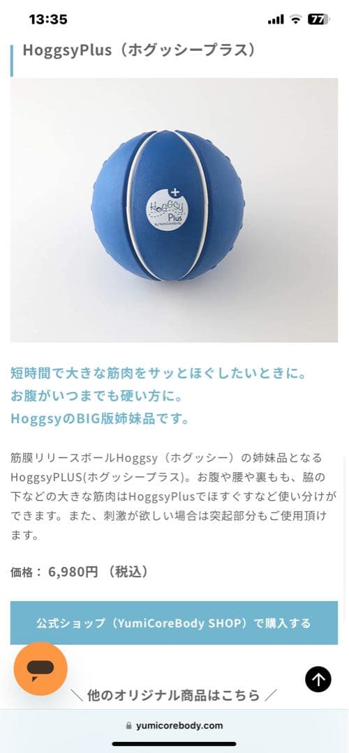 新品未使用！ユミコア　ホグッシー3点セット