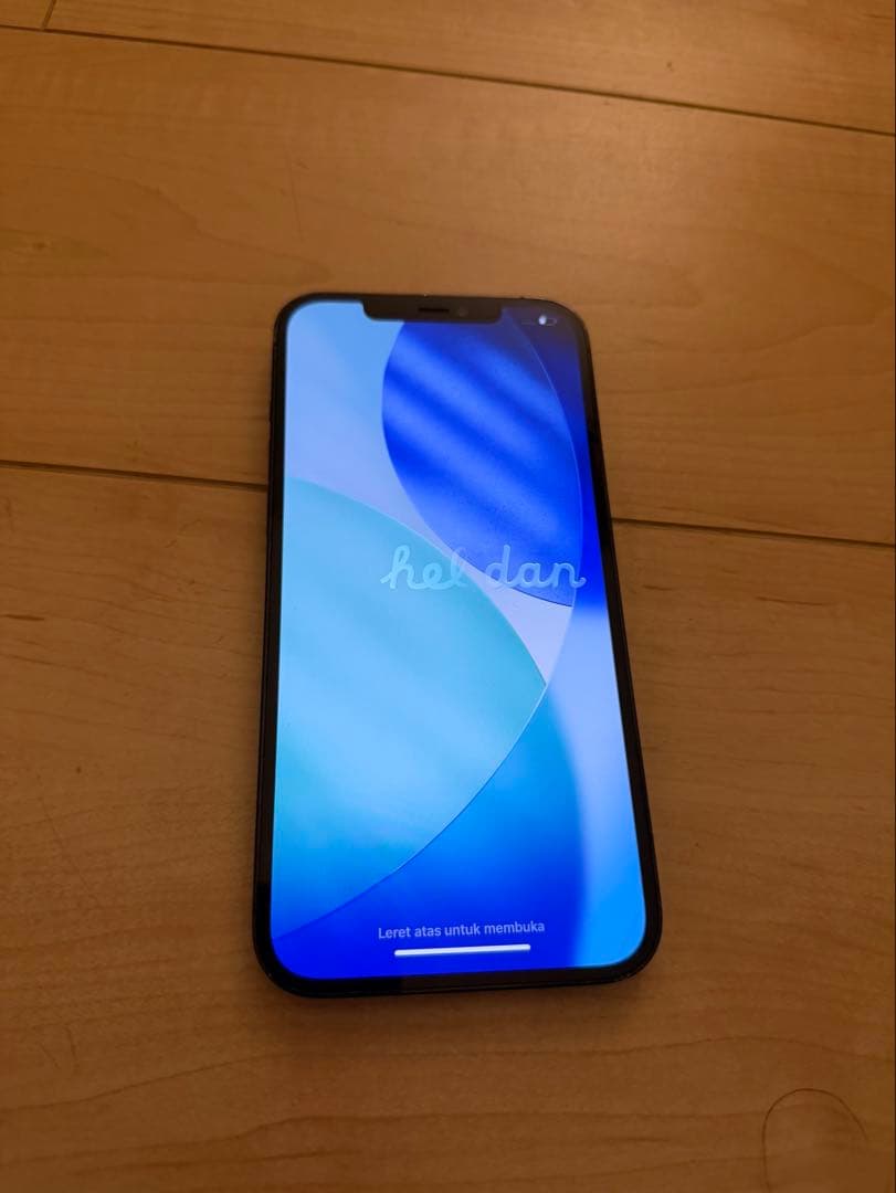iPhone12promax ブルー 本体 128GB バッテリー73%