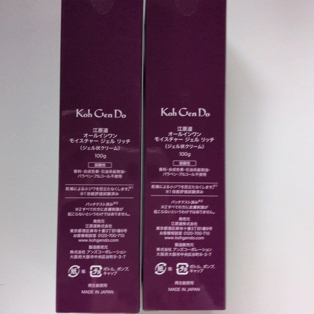 江原道オールインワンモイスチャージェルリッチ（ジェル状クリーム）100g