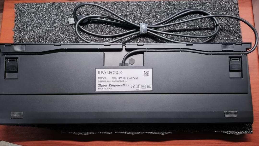 【フルオーバーホール済ジャストシステム】RealforceR2A-JP4-BKJ