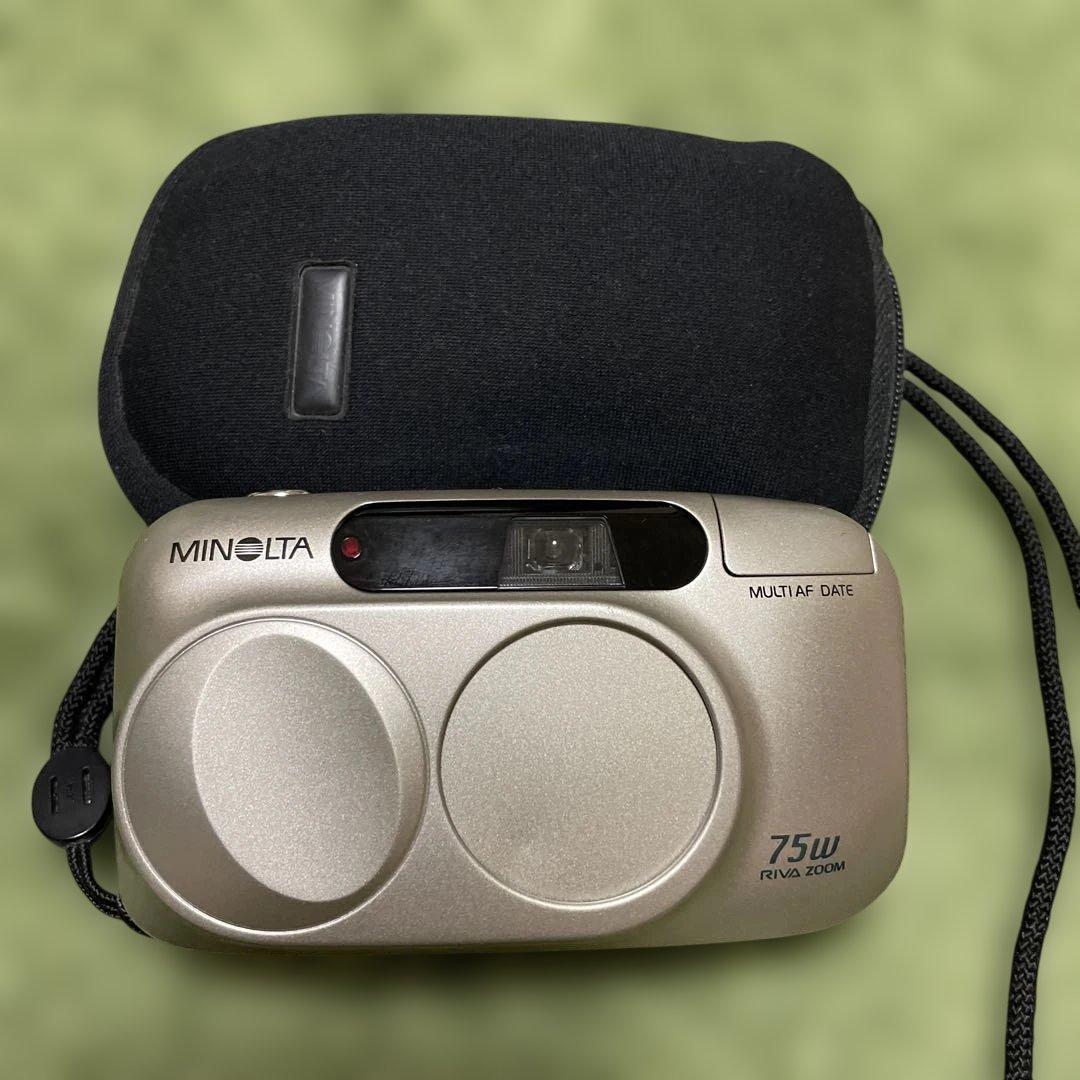 MINOLTA Riva 75W コンパクトフィルムカメラ 完動品