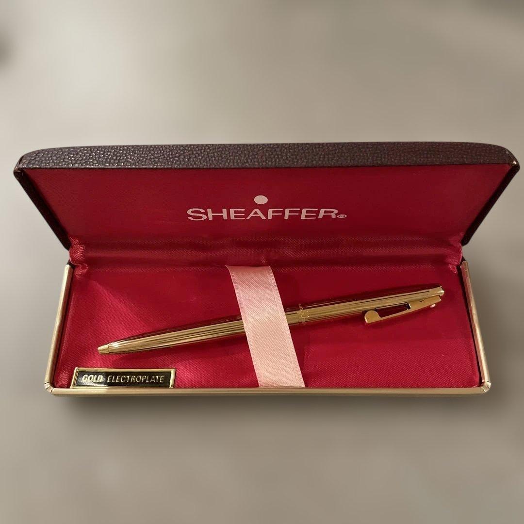 SHEAFFER ゴールドエレクトロプレート ボールペン