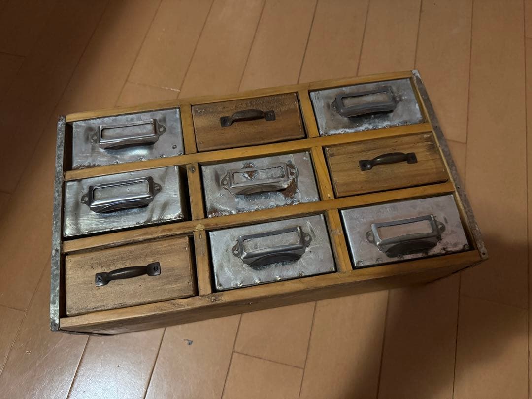 ヴィンテージ 9引き出しキャビネット アンティーク