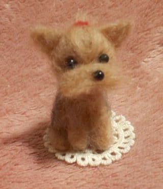 羊毛フェルトハンドメイド ヨーキー