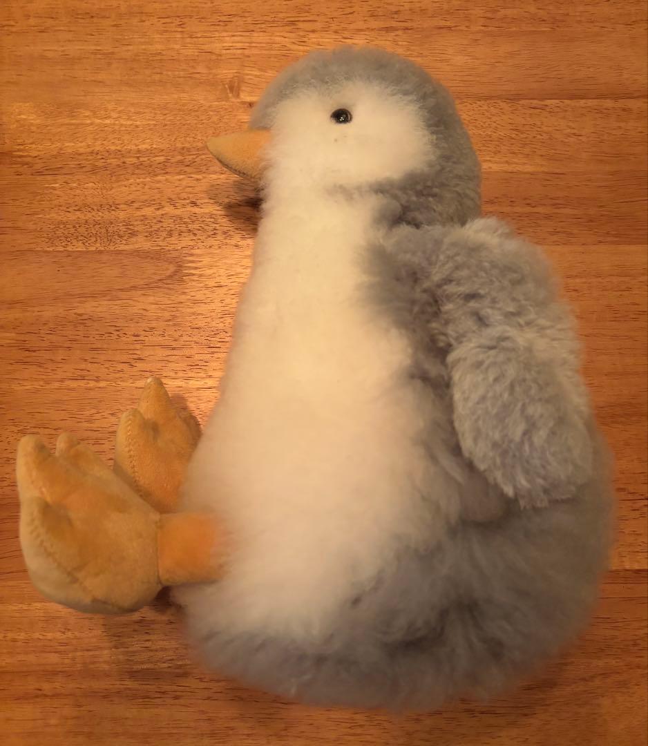 ベビーアルパカ毛ぬいぐるみ おおきなペンギン