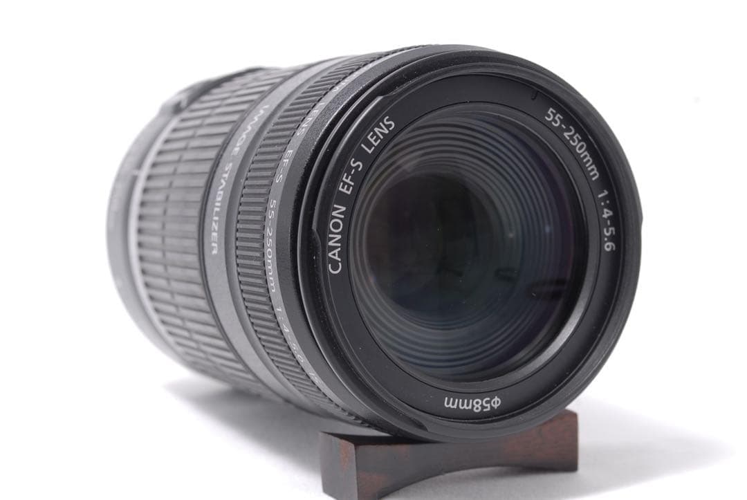 【美品】プロテクター付✨Canon 望遠レンズ 55-250mm IS イベント