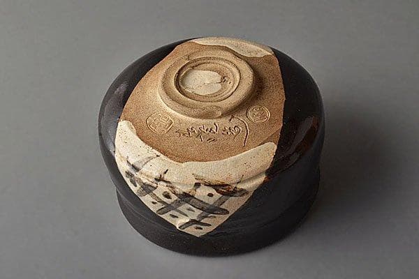 k565　茶道具　加藤春暁　 瀬戸黒茶碗