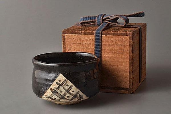 k565　茶道具　加藤春暁　 瀬戸黒茶碗