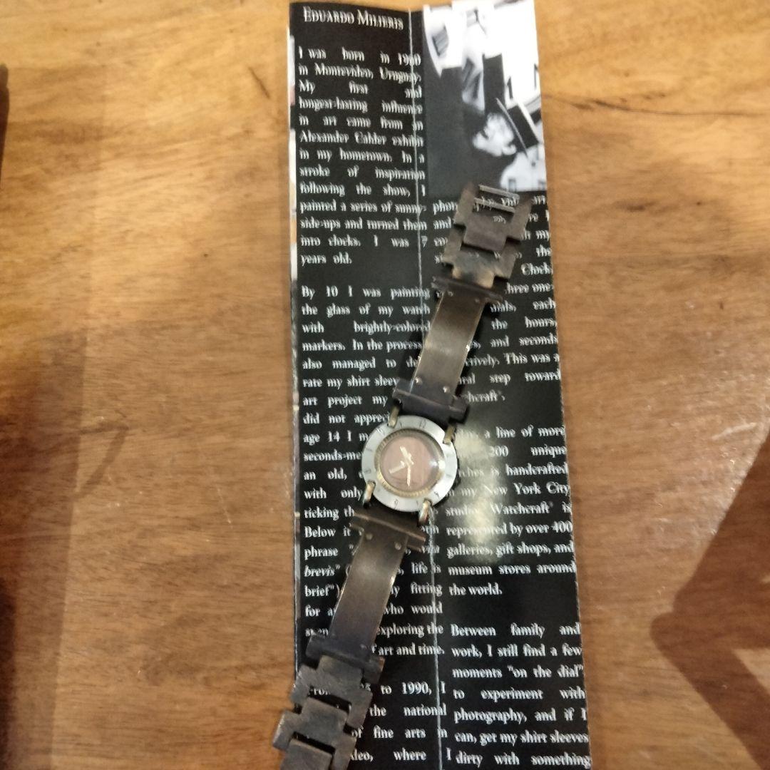 WATCH CRAFT 腕時計 12 シルバー ブラウン　クオーツ