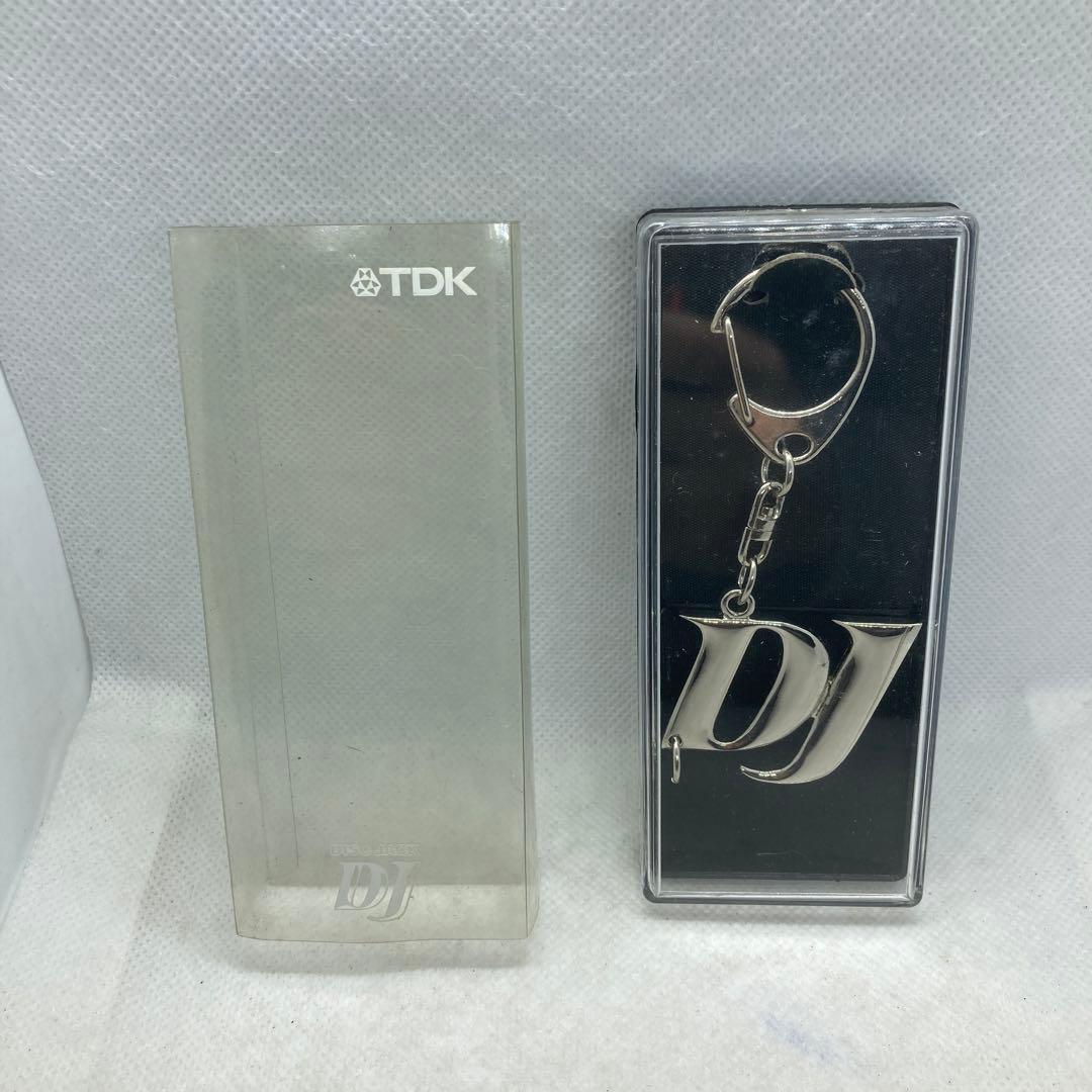当時物 未使用 TDK DISK JACK ディスク ジャック DJキーホルダー