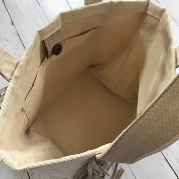 オーダー受付中.* フリンジバッグ トートバッグ ミニトート