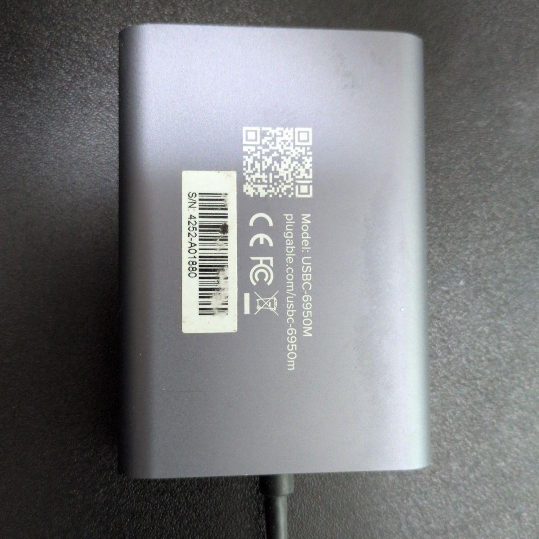 plugable USBC-650M 4K HDMI変換アダプター