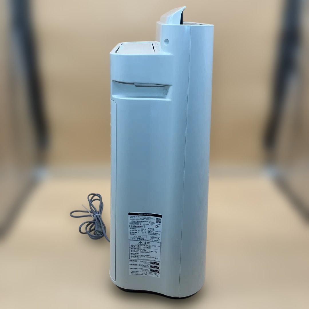 【即購入OK】SHARP 加湿空気清浄機 KC-G40-W 2021年製