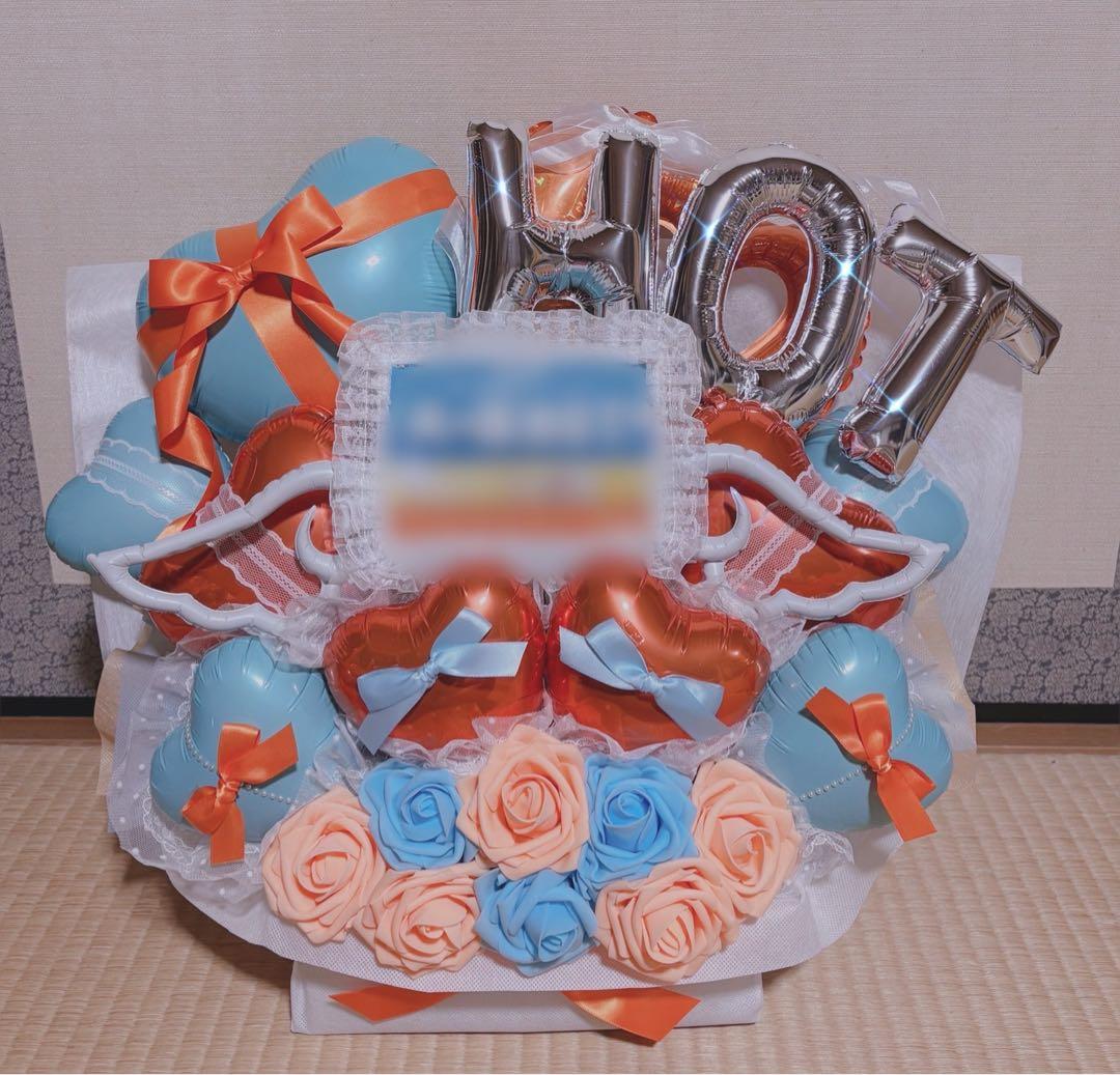 バルーンギフト　バルーンアレンジ 生誕祭　推し　卓フラ　フラスタ　楽屋花