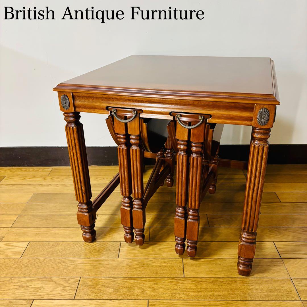 British Antique アンティークチェアセット　サイドテーブル　送料込