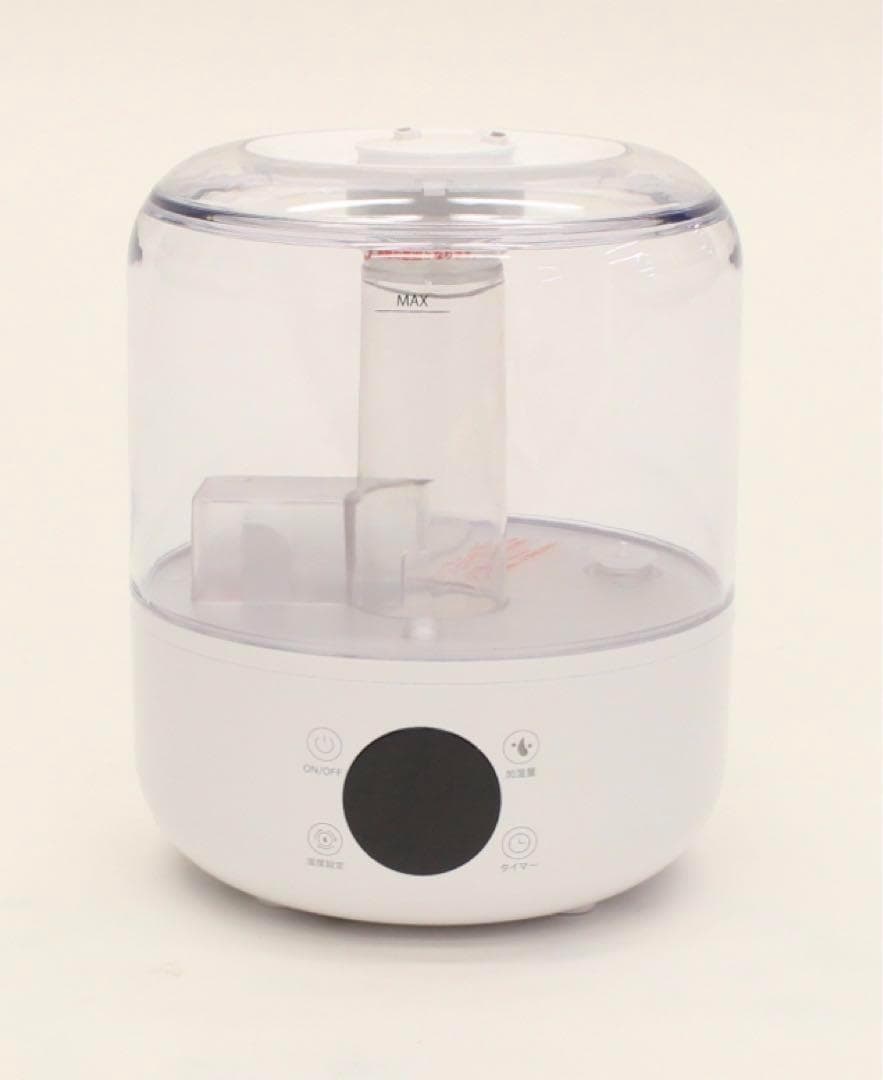 【新品・未使用】超音波加湿器☆コンパクト☆トップ吸水☆アロマ☆シンプル