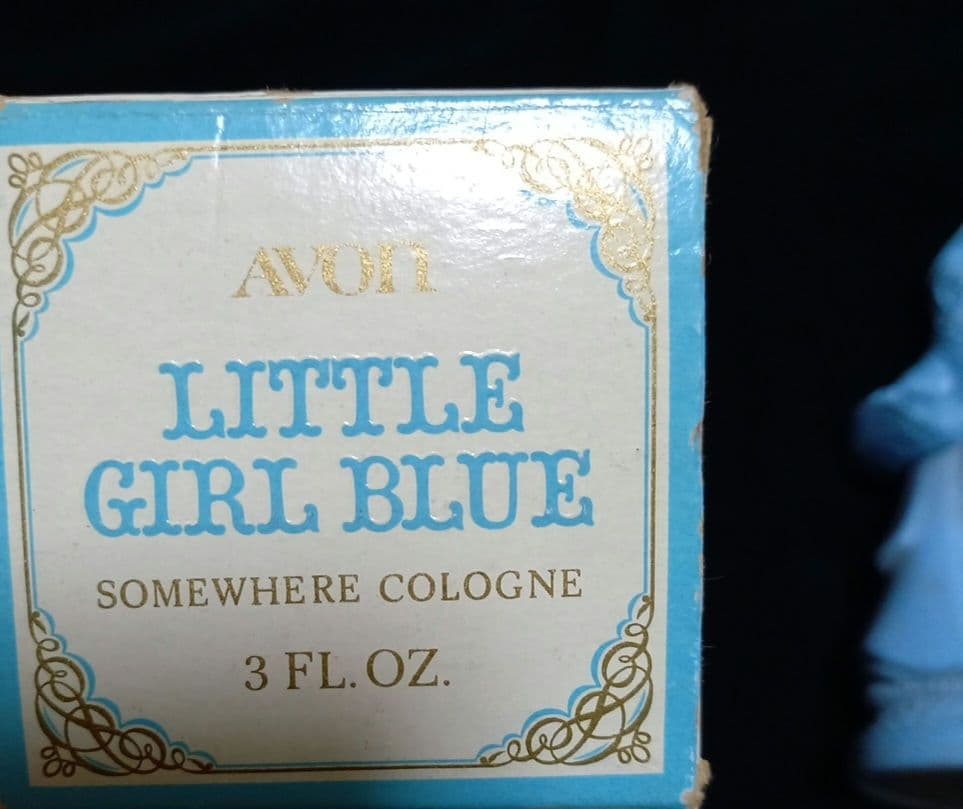 ヴィンテージ香水　AVON リトルガール　BLUE　香水瓶 箱付き