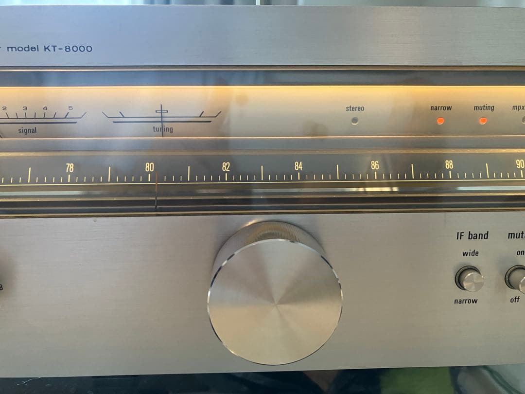 【完動品・美品】TRIO トリオ KT-8000 FMステレオチューナー