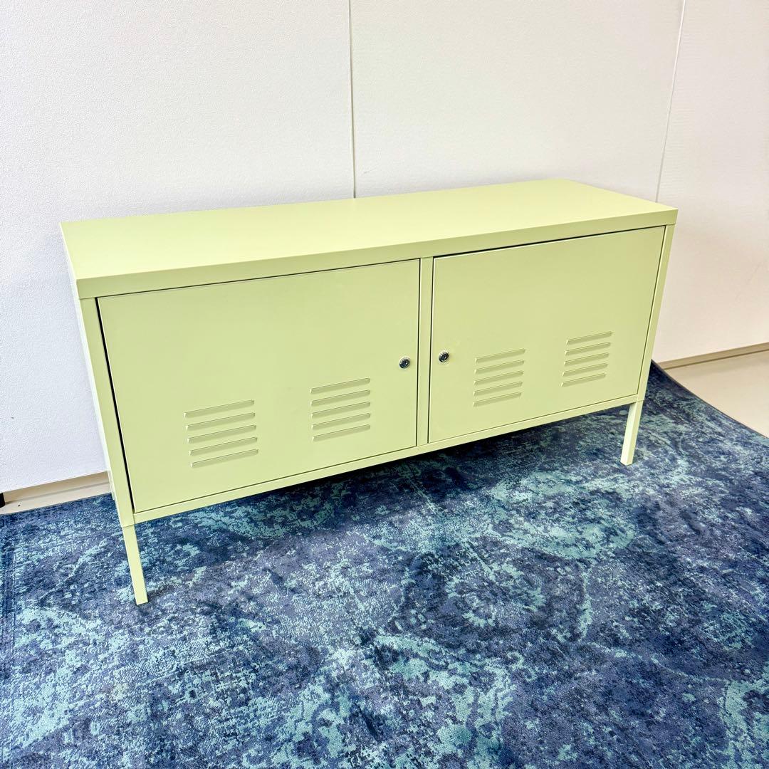 ★廃盤商品【美品/都内無料配送】IKEA PS キャビネット ライトグリーン