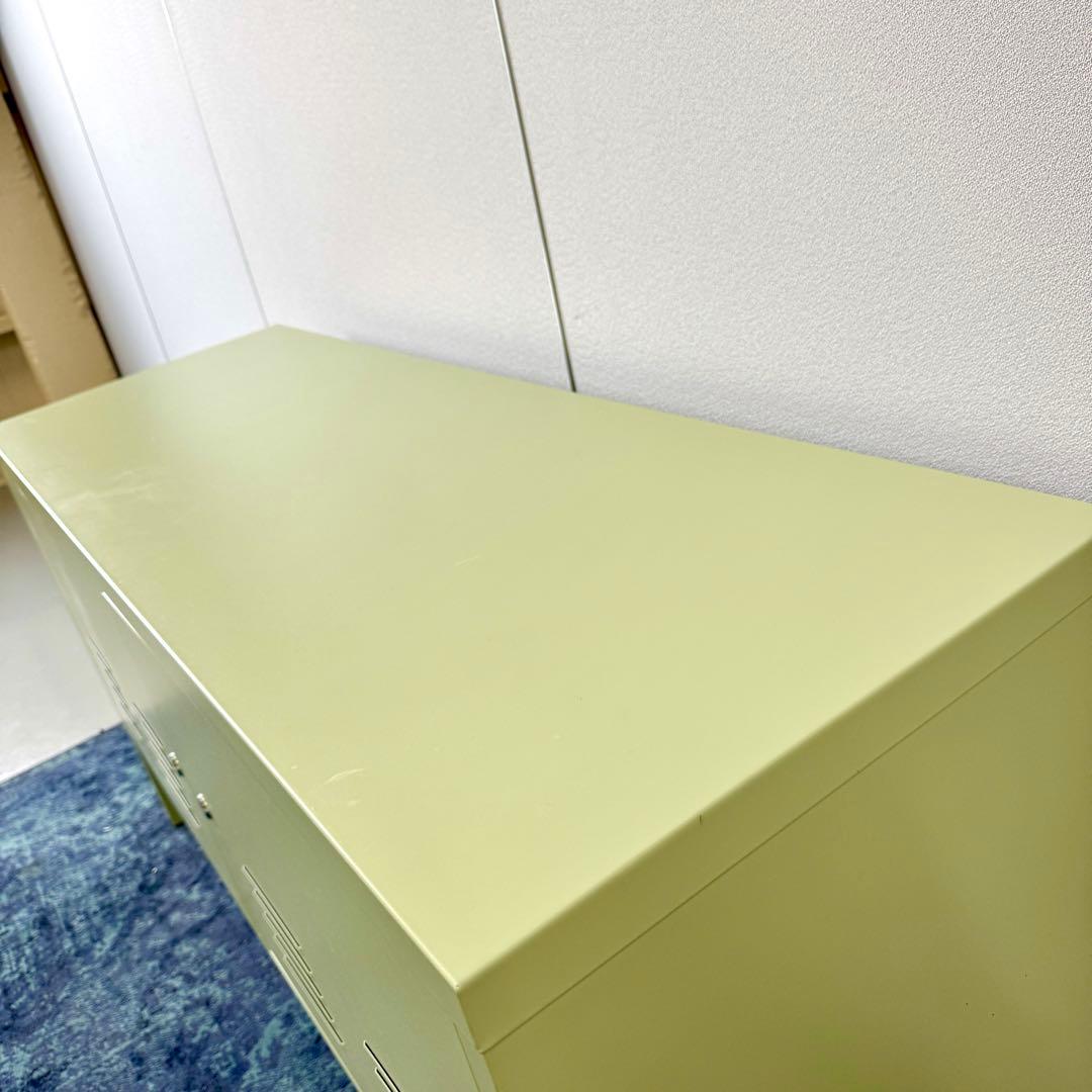 ★廃盤商品【美品/都内無料配送】IKEA PS キャビネット ライトグリーン