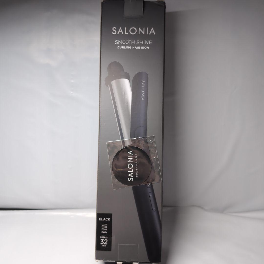 SALONIAサロニアカールアイロン コテ 32mmブラック