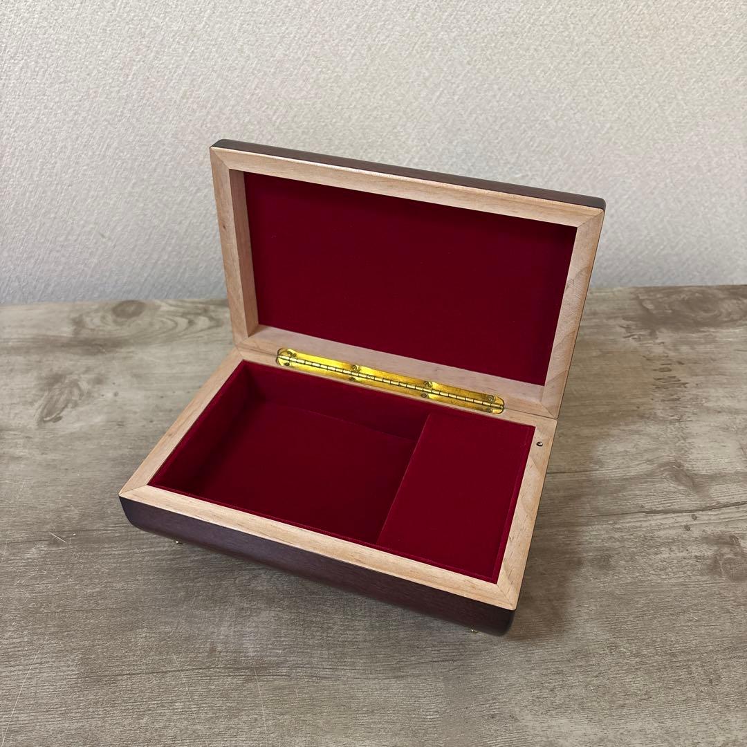 REUGE リュージュ×イタリア製工芸　オルゴールジュエリーボックス　象嵌
