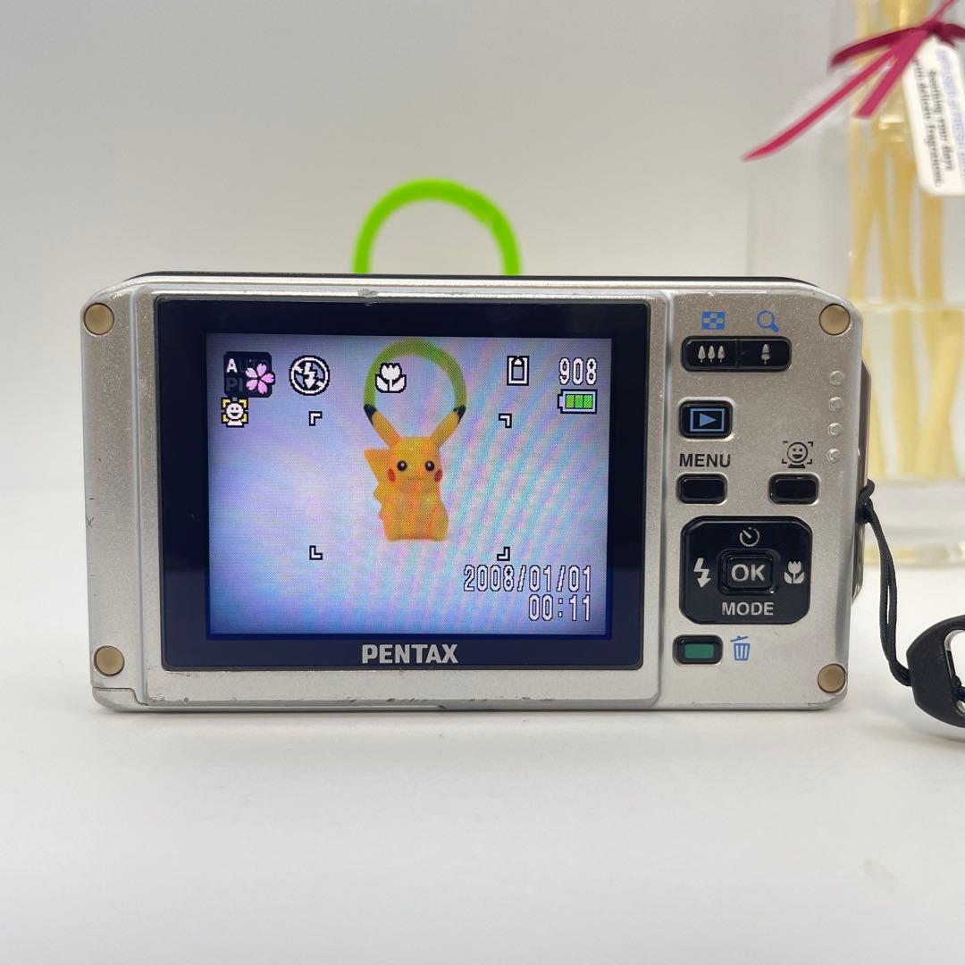 スマホ転送OK✨PENTAX Optio W60✨動作確認済 防水 コンデジ♪