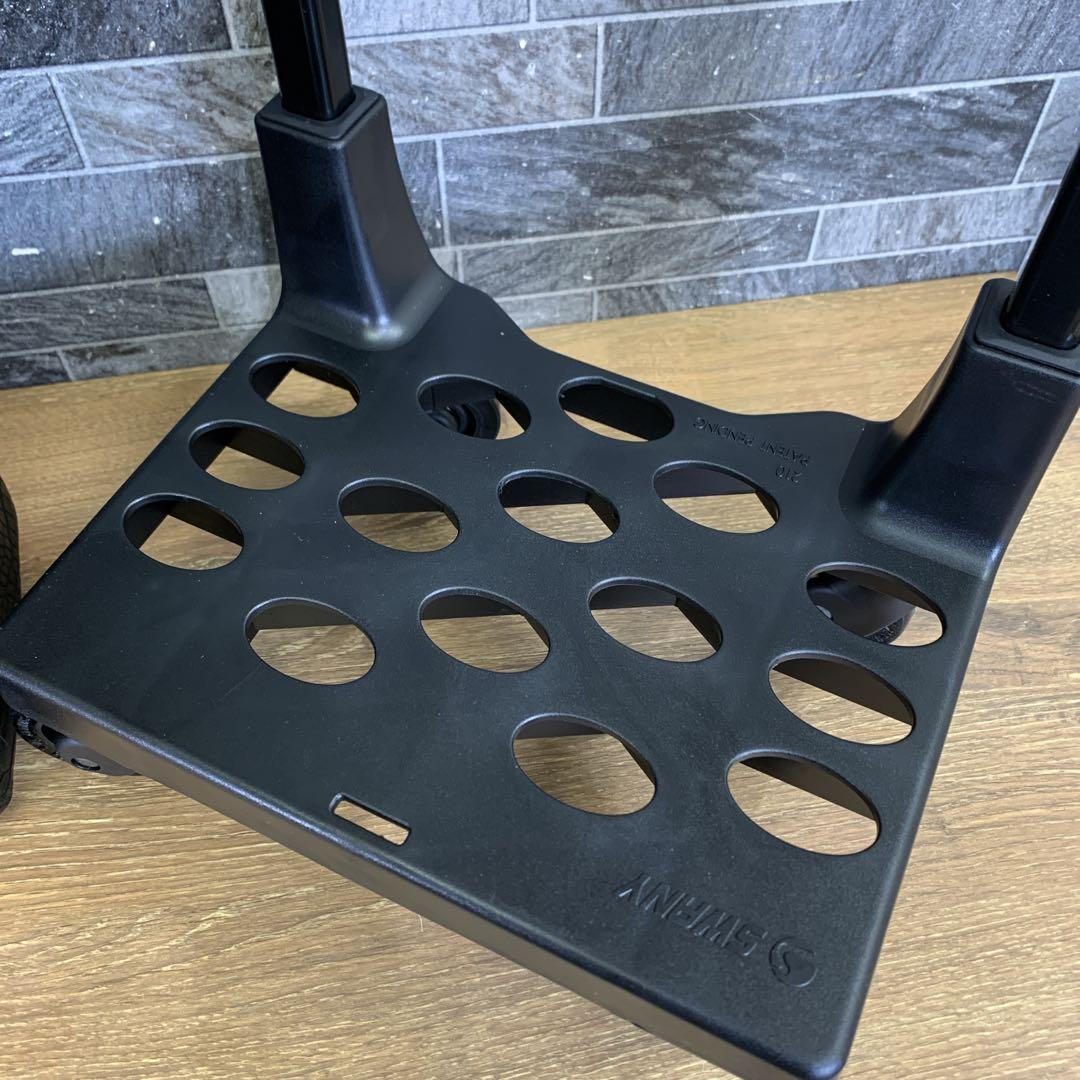 【新品未使用】SWANY スワニー キャリー クロコ型押し 黒 ４輪 Lサイズ