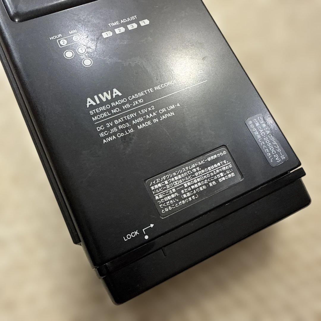 AIWA カセットプレーヤー HS-JX10 ジャンク品