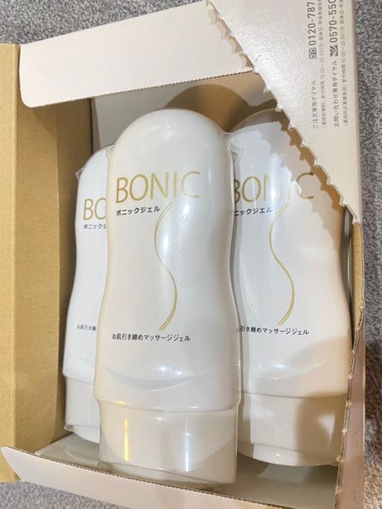 BONIC 超音波 EMS 本体とジェル3本