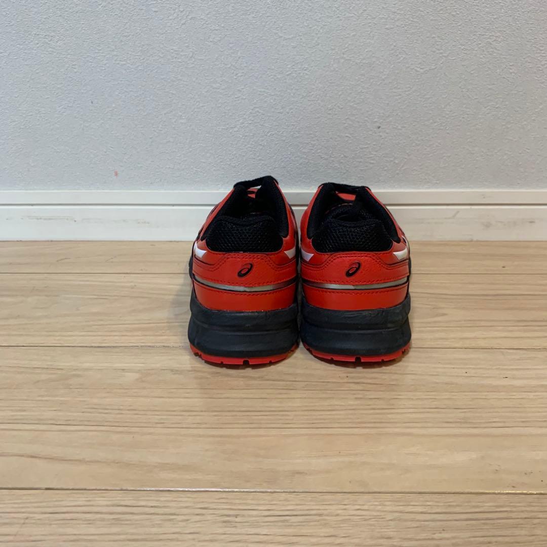 【新品】 asics　安全靴 赤黒 JSAA認証