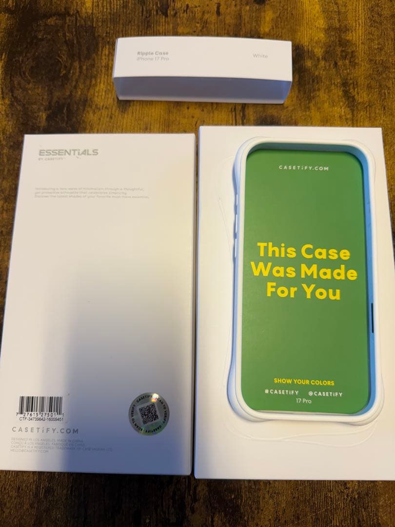 Casetify iPhone 17 Pro用ケース クリア