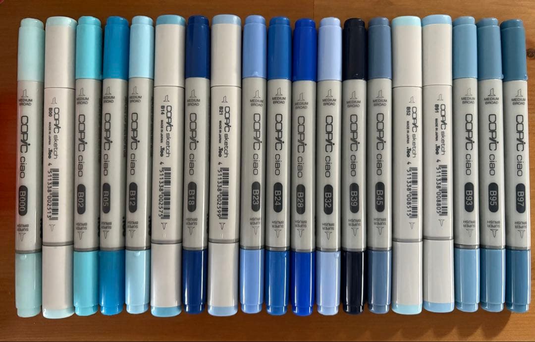 Copic コピックチャオ・スケッチ混在41本+マルチライナー7本セット ③