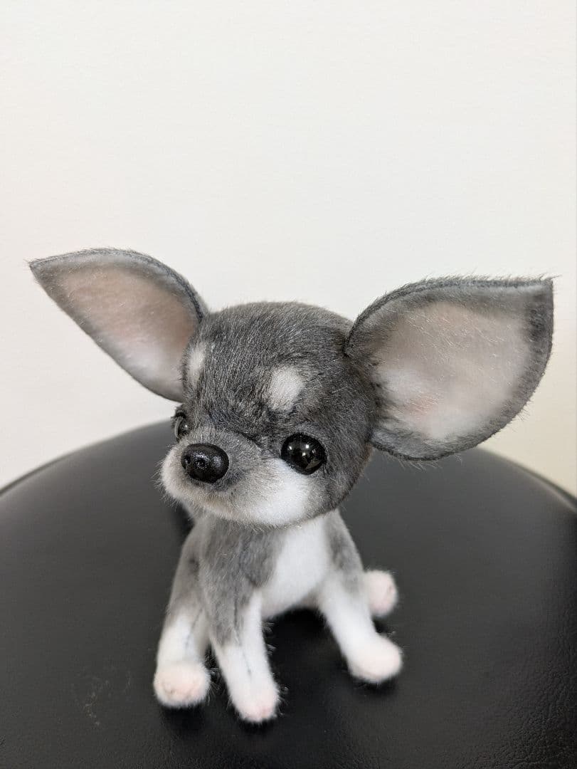 ハンドメイド* ぬいぐるみ*チワワ*犬*ブラック
