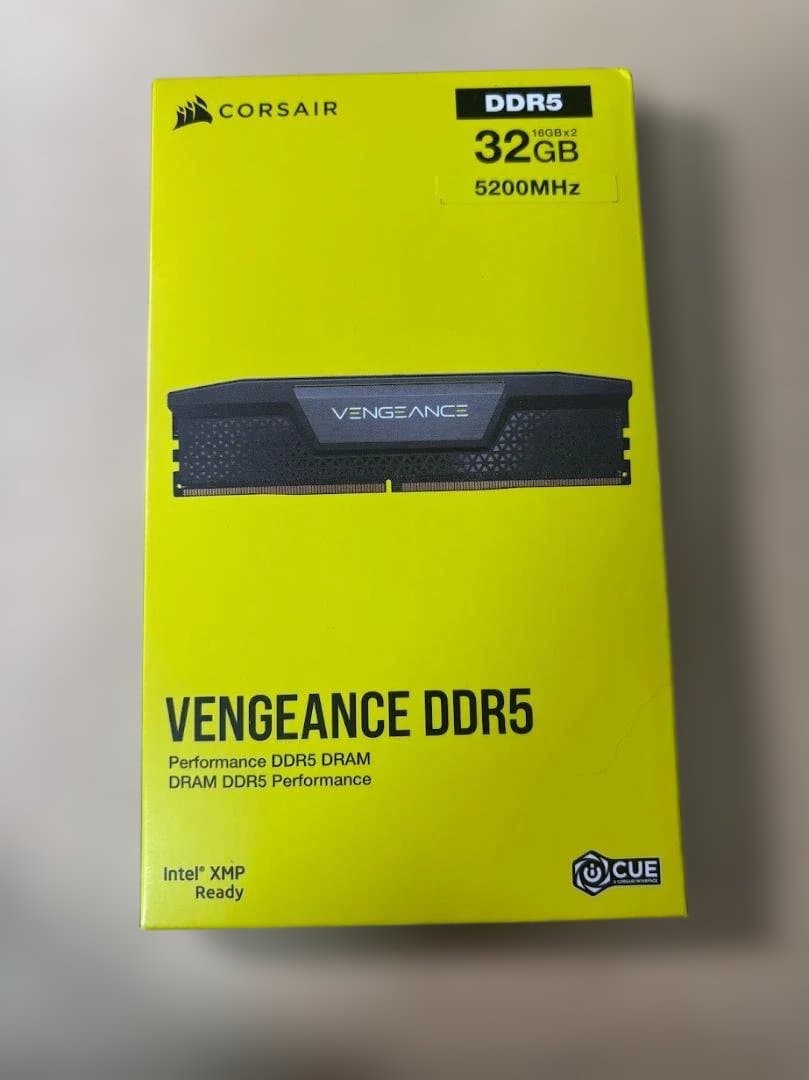 新品 CORSAIR DDR5 16GB x 2 （32GB）5200MHz②