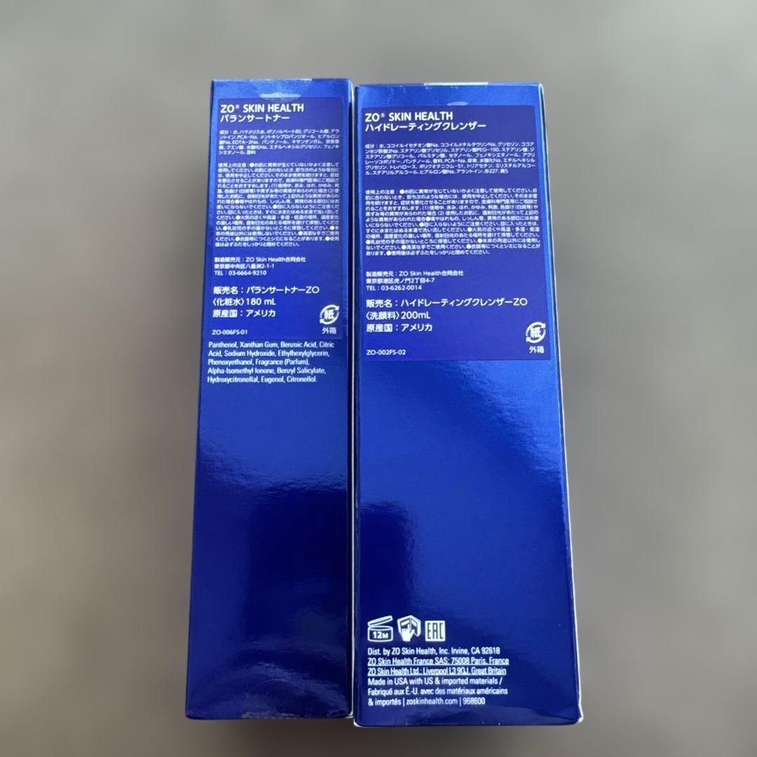 ZO SKIN HEALTH バランサートナー & ハイドレーティングクレンザー