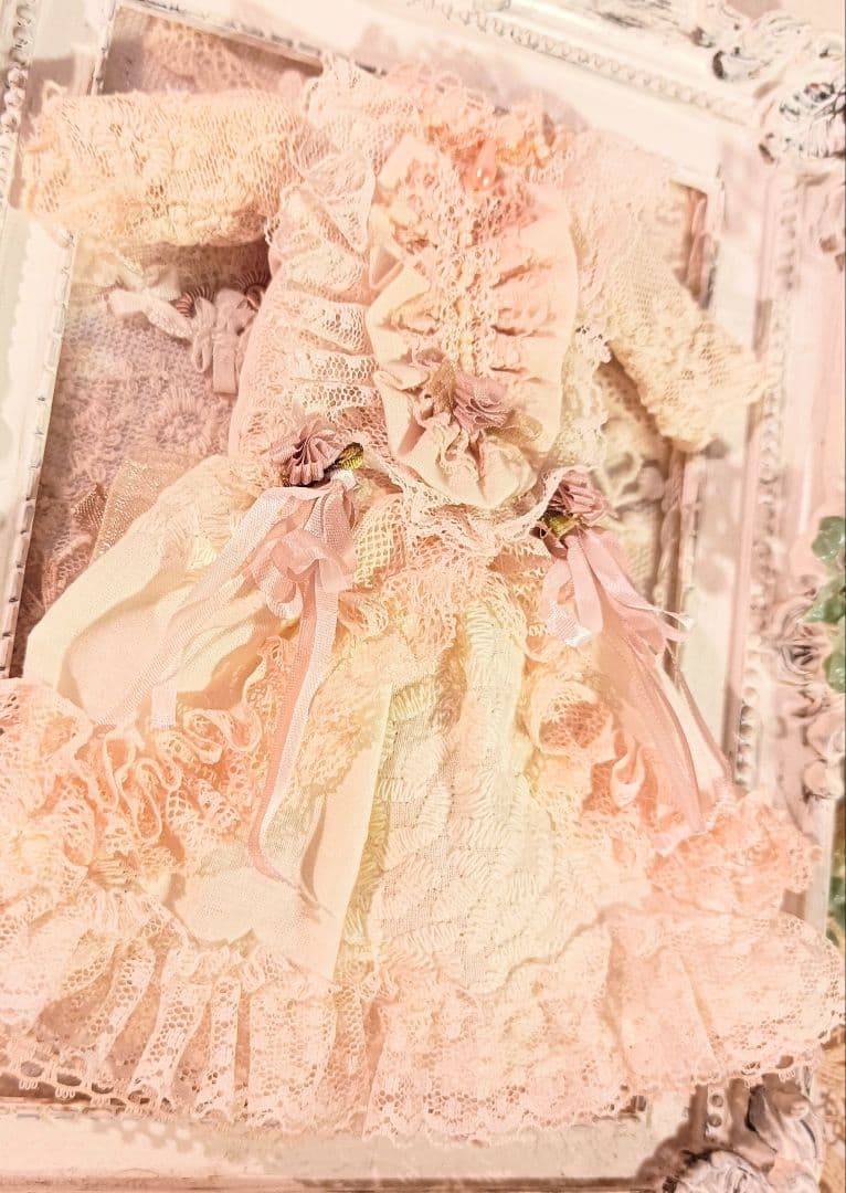 Handmade　ビスクドール　アウトフィット　ミニョネット　約18cm前後用