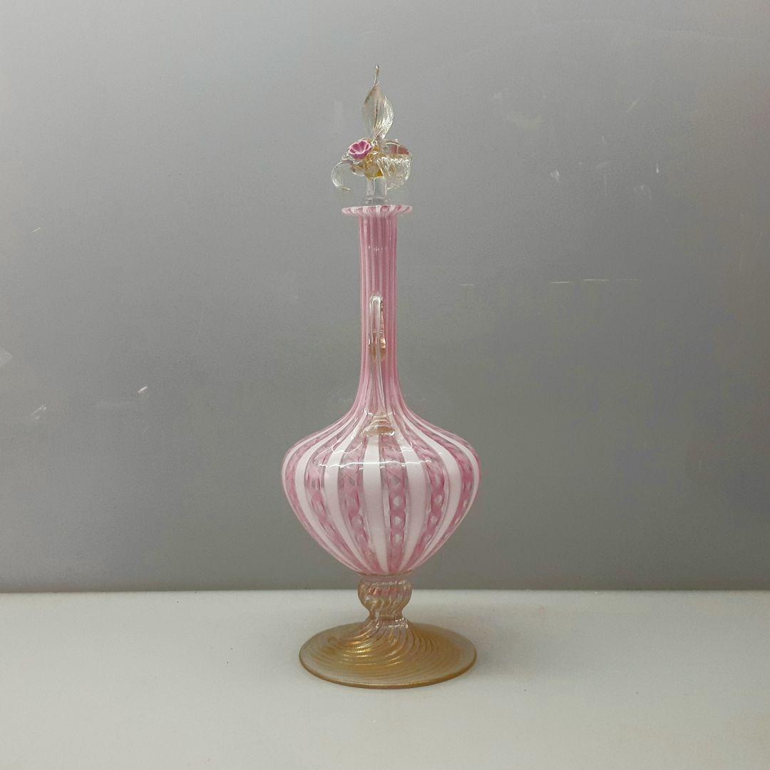MURANO OPALINE FERRO ハイエナメル ハンドペイント 宝石箱