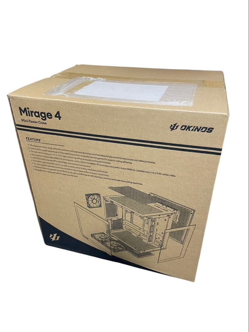 未開封 OKINOS PCケース Mirage 4 ARGB White