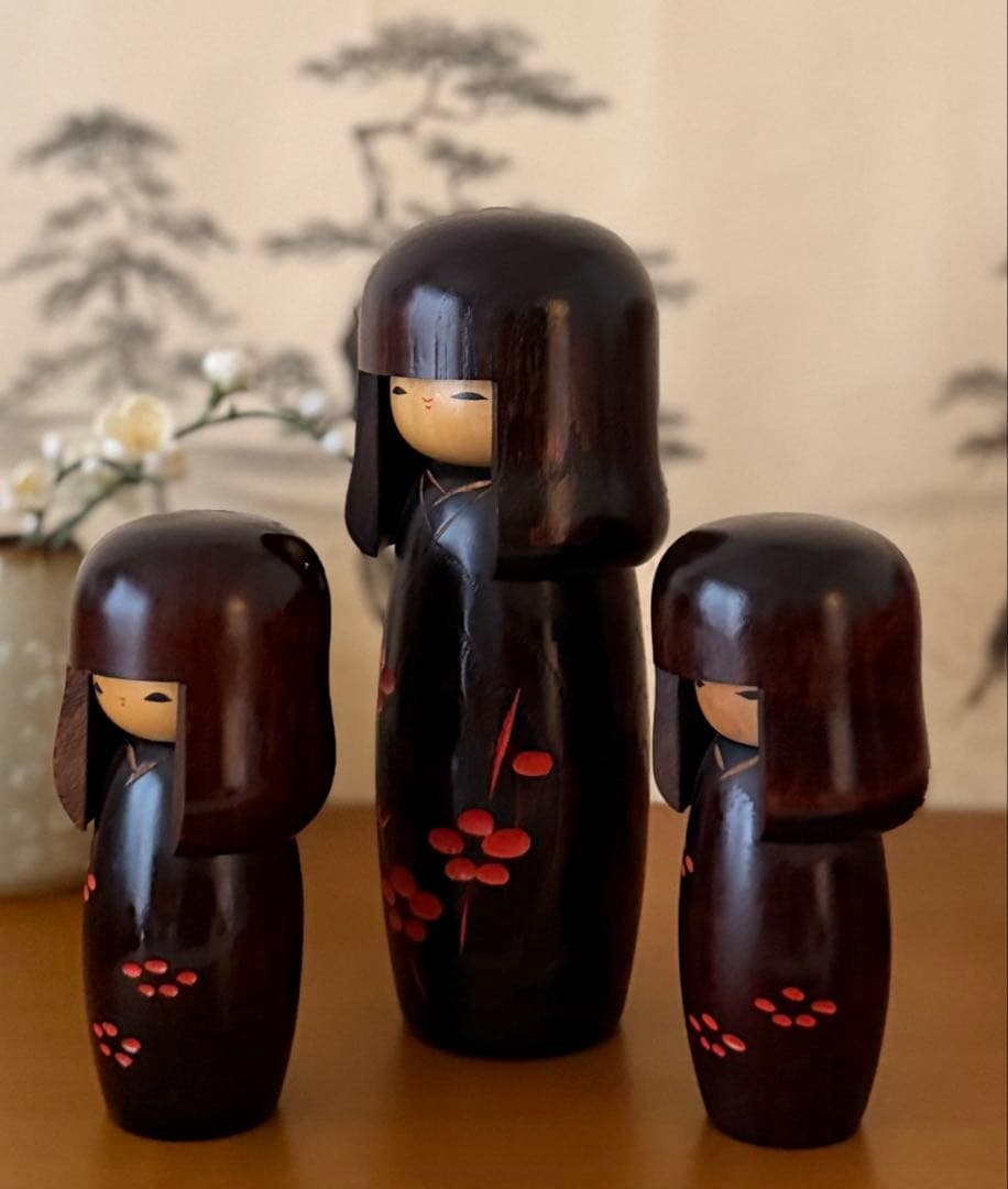 Okamoto Usaburo 岡本卯三郎 作 セット 12,5 / 19cm
