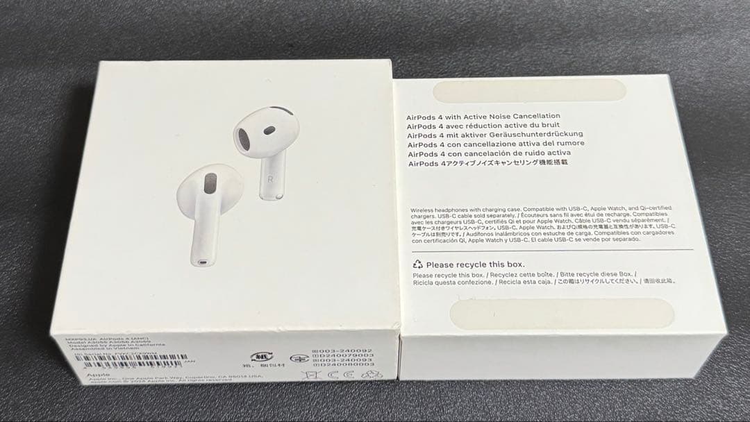 AirPods4 アクティブノイズキャンセル搭載モデル