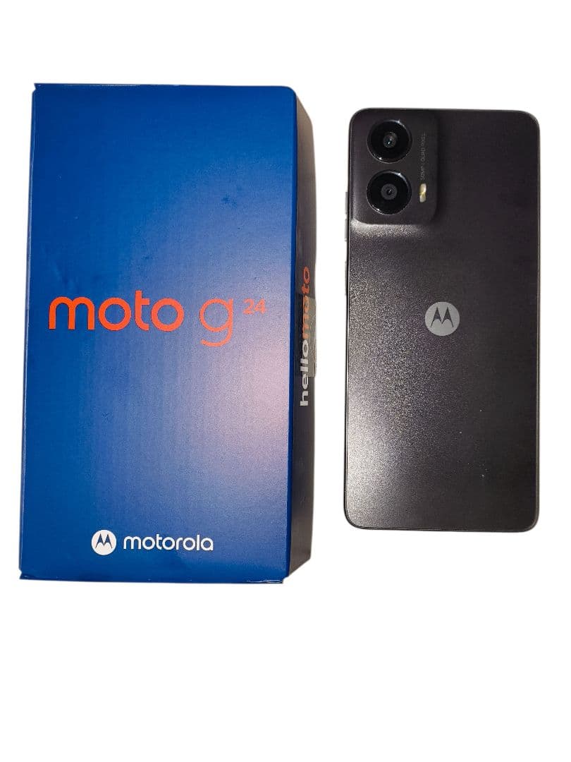 motorola moto g24 本体 ブラック