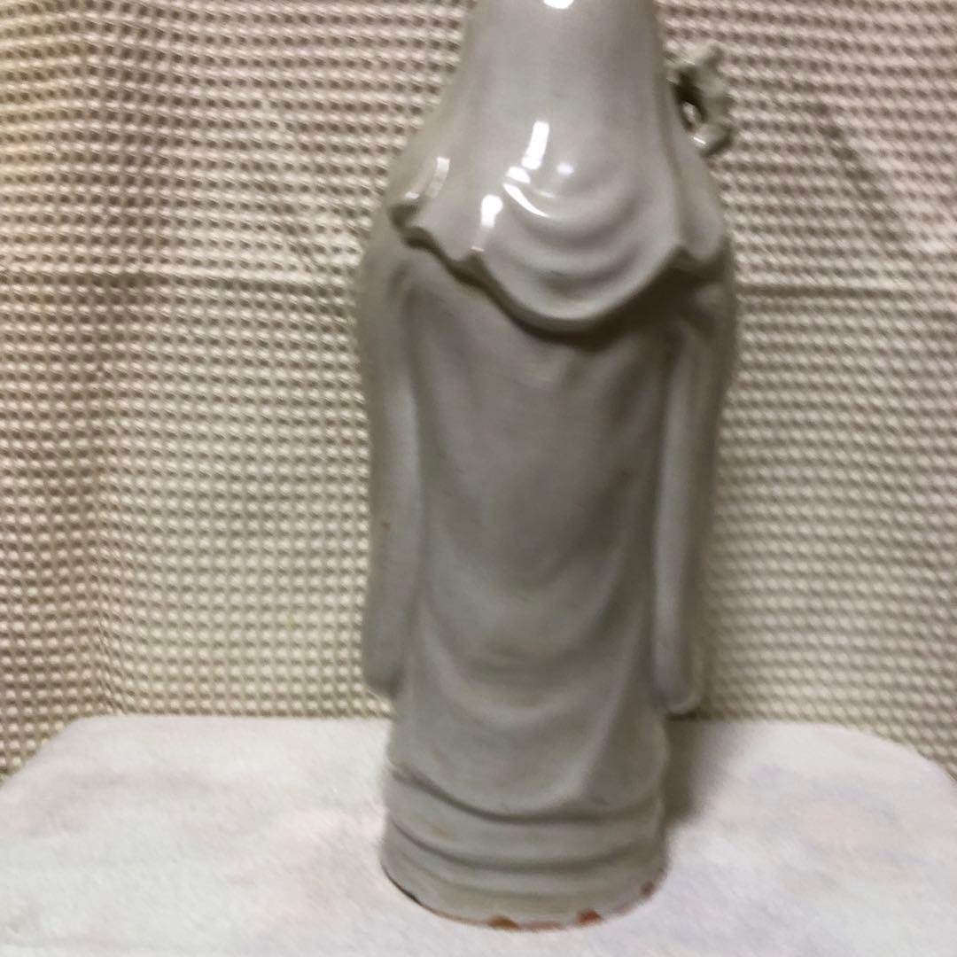寿老人　七福神　青磁　骨董　アンティーク　仏像